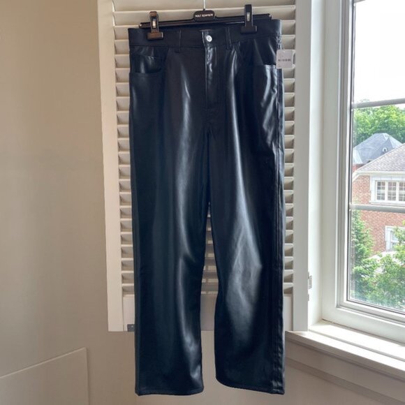 Levi's Ribcage Pleather Pants - Picture 1 of 8